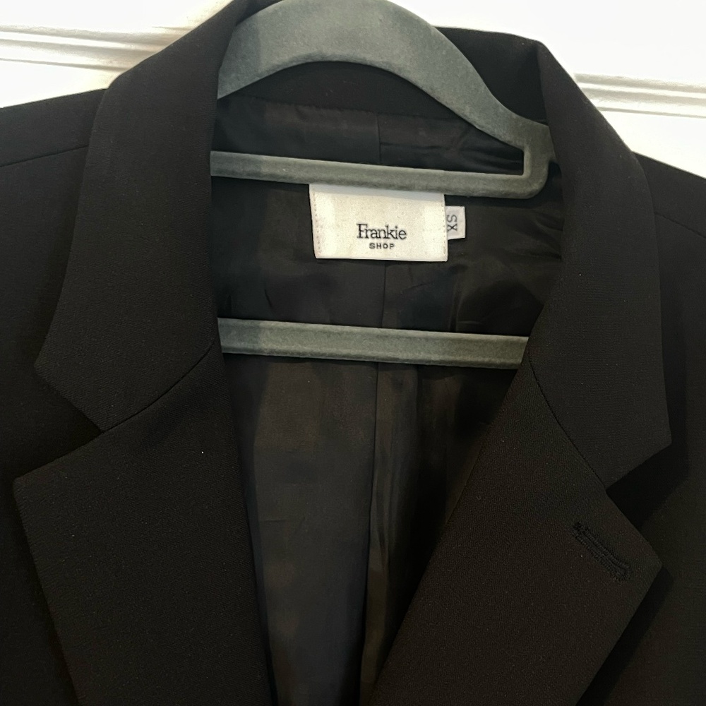 The Frankie Shop Oversized Black Blazer